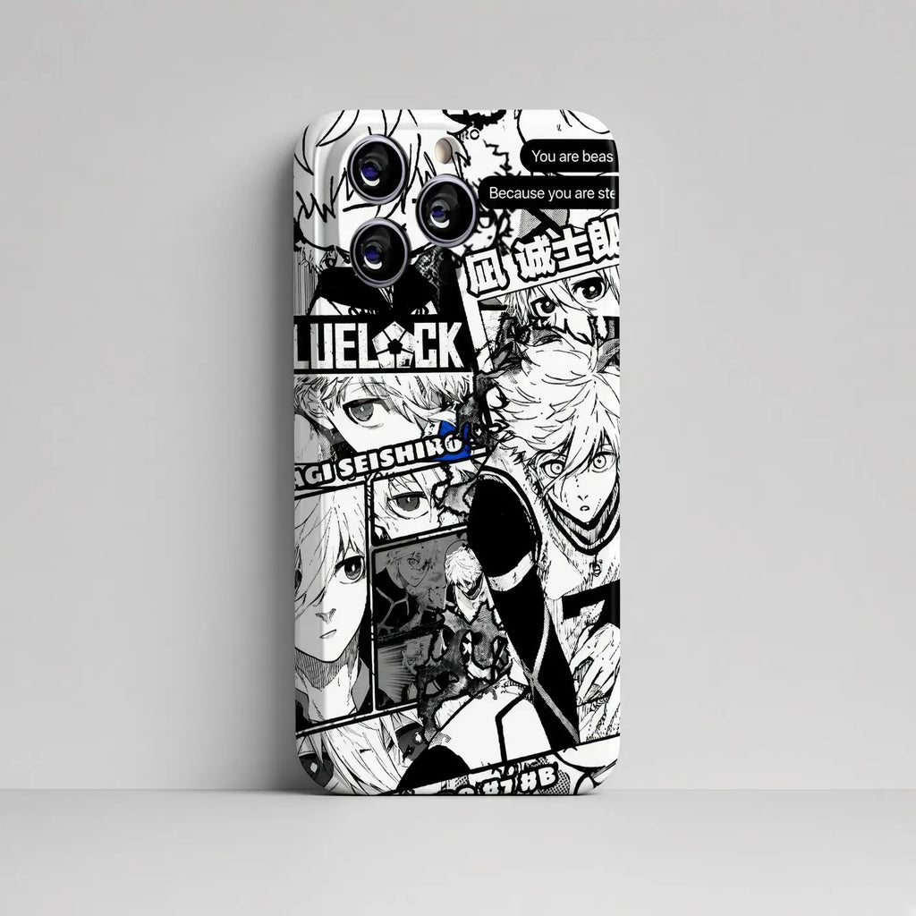 Funda rígida para teléfono de anime BLUE LOCK