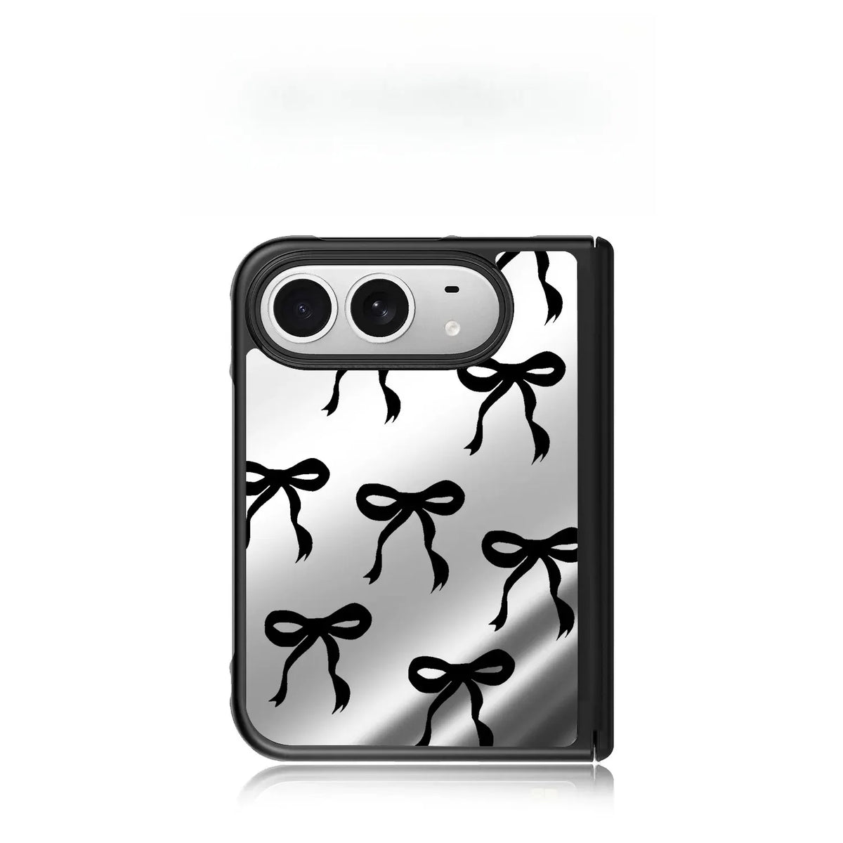 Black Bow Apple iPhone Duo Mirror Magsafe Phone Case