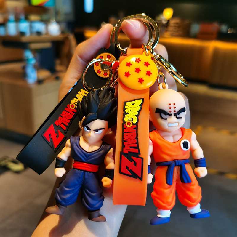 Sun Goku Dragon Ball Keychain Three-dimensional Doll Pendant Pvc Epoxy Car Pendant Bag