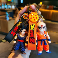 Sun Goku Dragon Ball Keychain Three-dimensional Doll Pendant Pvc Epoxy Car Pendant Bag