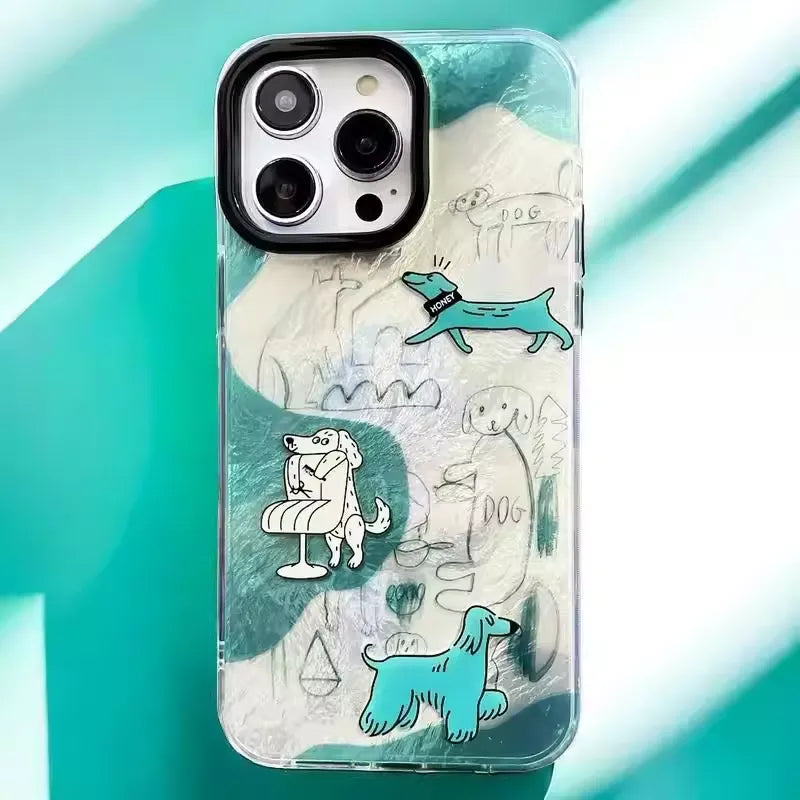 Graffiti Cat TPU Magsafe Phone Case for iPhone