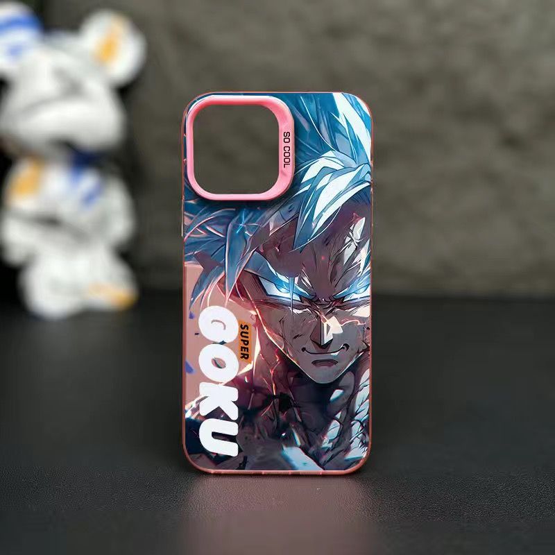 Dragon Ball Super Blue Goku Anime Phone Case for Apple IPhone