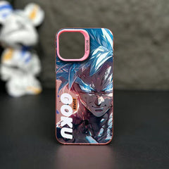 Dragon Ball Super Blue Goku Anime Phone Case for Apple IPhone