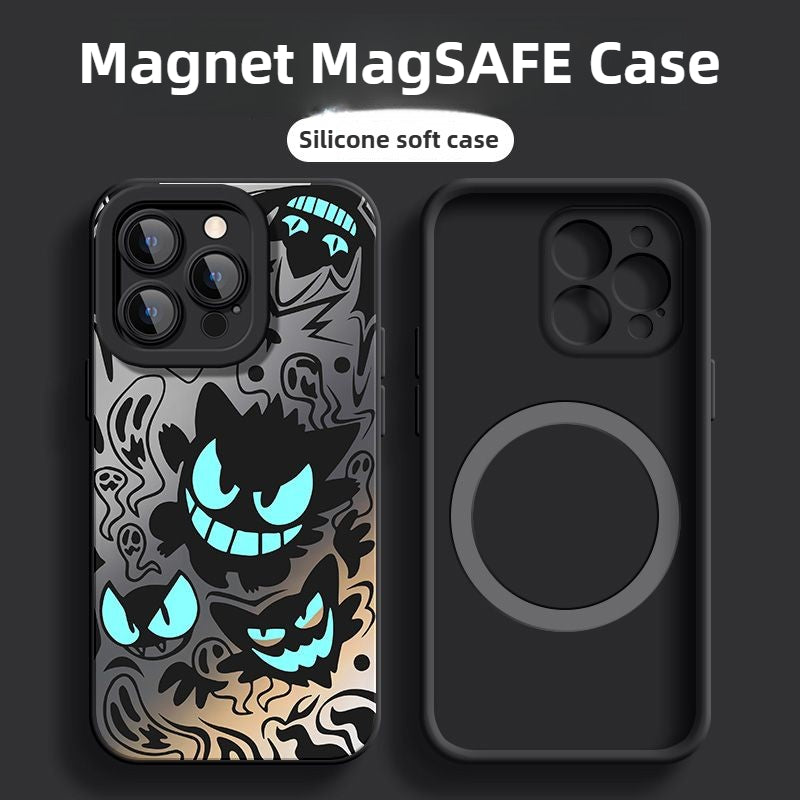 Gengar Magnetic Magsafe Phone Case Soft Silicone