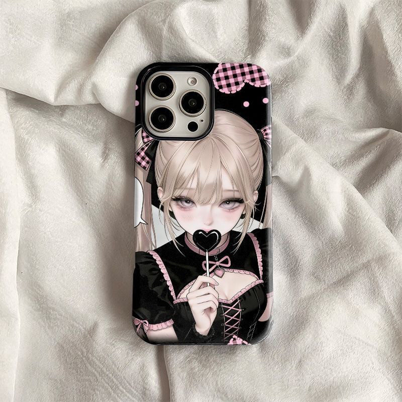 Funda de silicona para teléfono con el anime Death Note Nate River