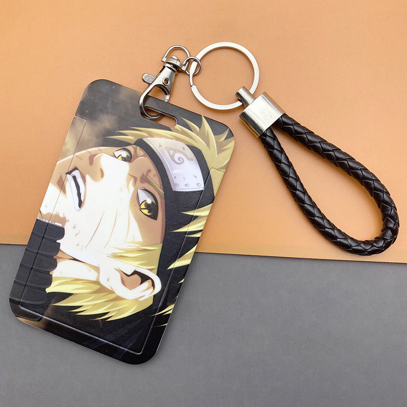 Hokage Cartoon Campus Card Holder Student Bus Badge Holder