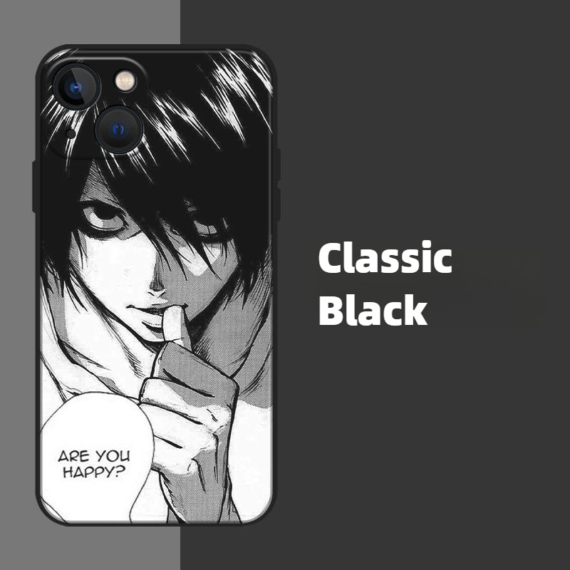 Death Note Silicone Anime Phone Cases for Iphone 16 Series