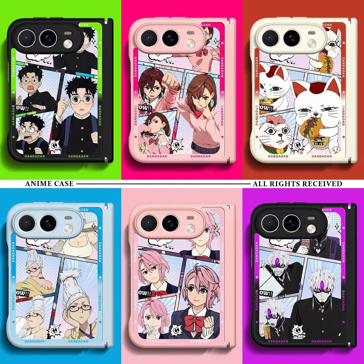 Dandadan Anime iPhone Duo Case Glass Magsafe Phone Case