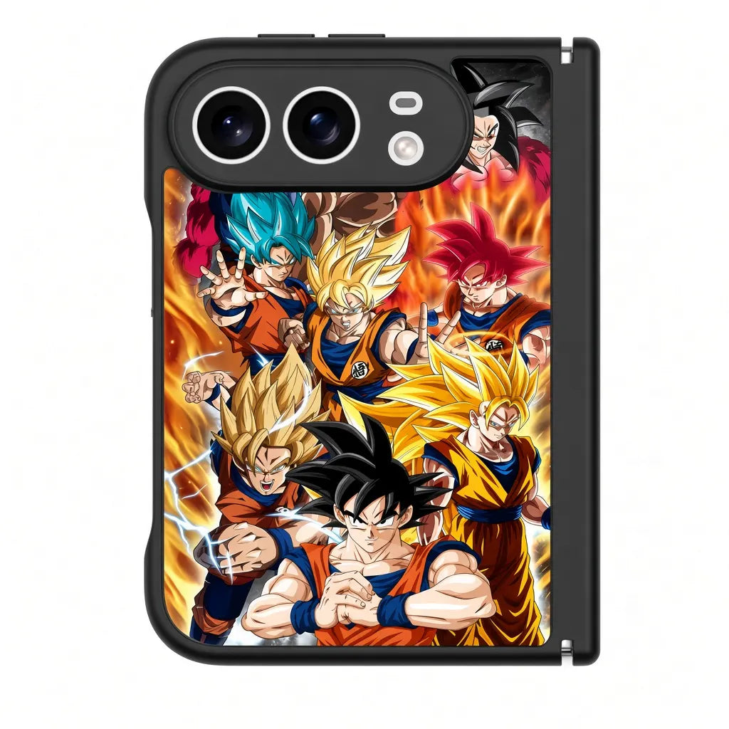 Dragon Ball Z Goku All Forms Evolution Anime Apple iPhone Duo Case with Magsafe