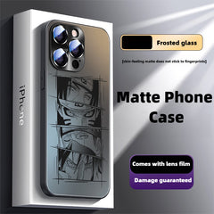 Naruto Apple Matte Phone Case with Its Own Lens Film