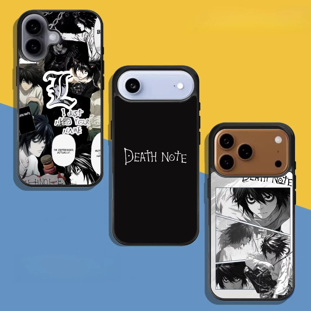 Funda de silicona para teléfono con el anime Death Note Nate River