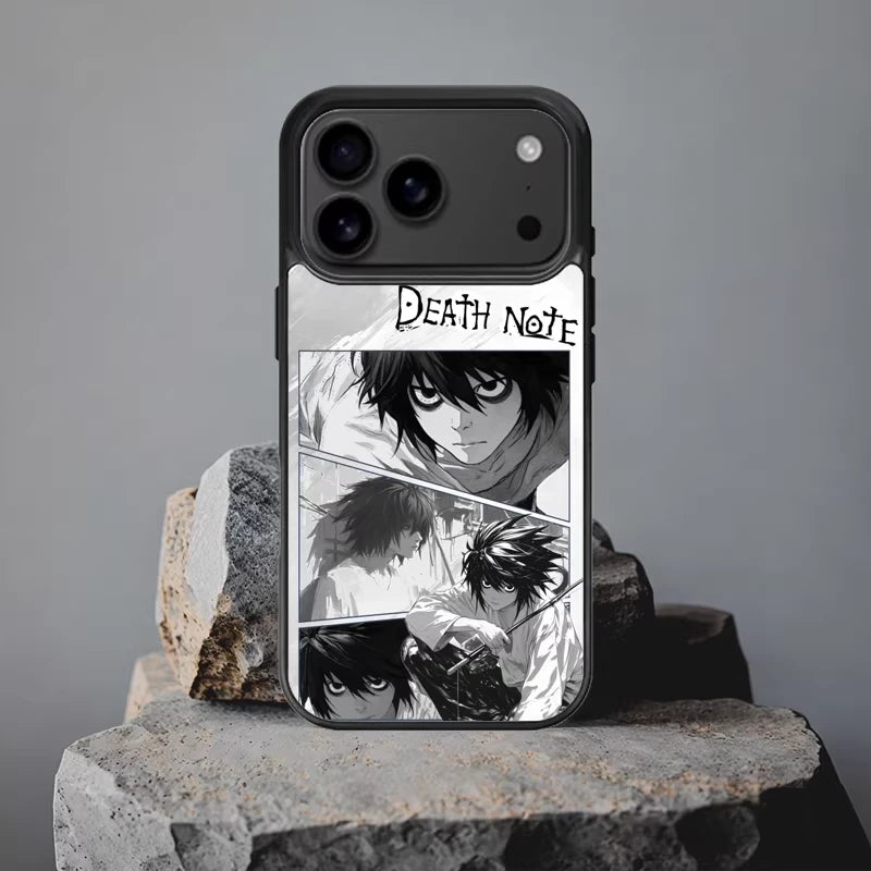 Funda de silicona para teléfono con el anime Death Note Nate River