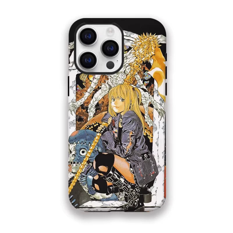 Funda de silicona para teléfono con el anime Death Note Nate River