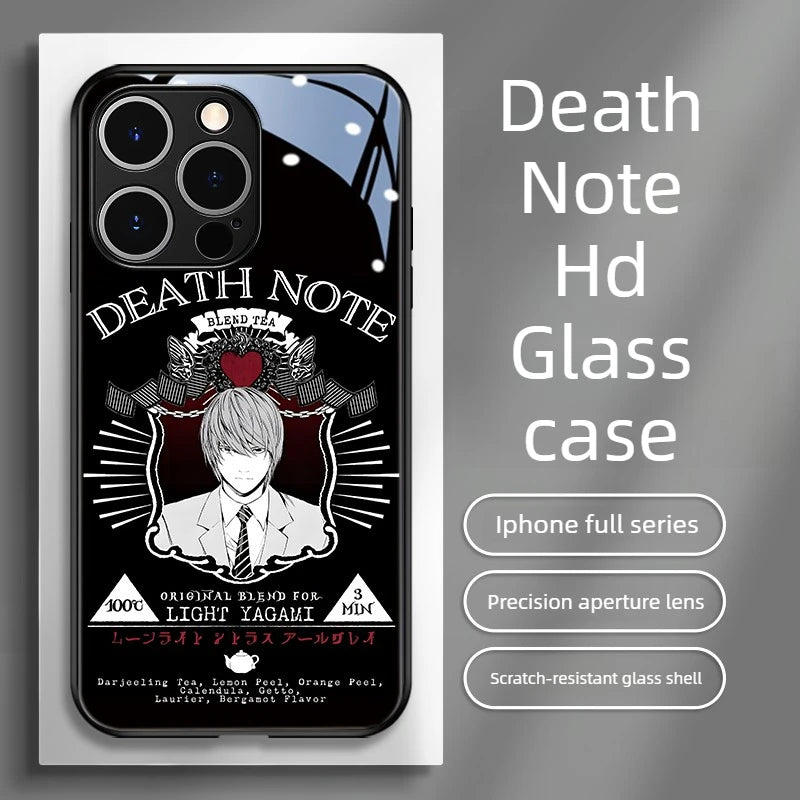 Funda de silicona para teléfono con el anime Death Note Nate River