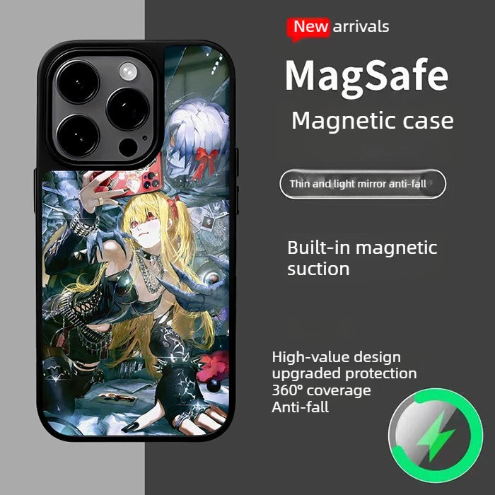 Funda de silicona para teléfono con el anime Death Note Nate River