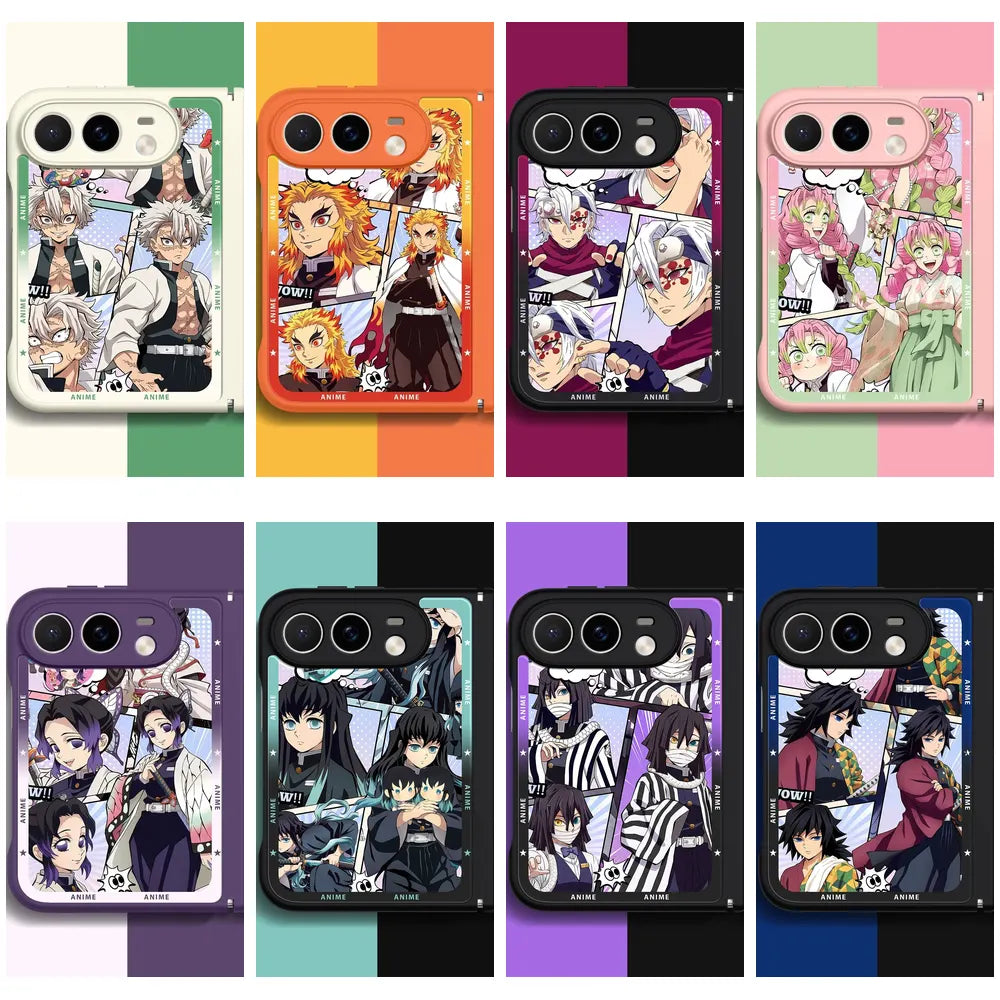 Demon Slayer Anime iPhone Duo Case Glass Magsafe Phone Case