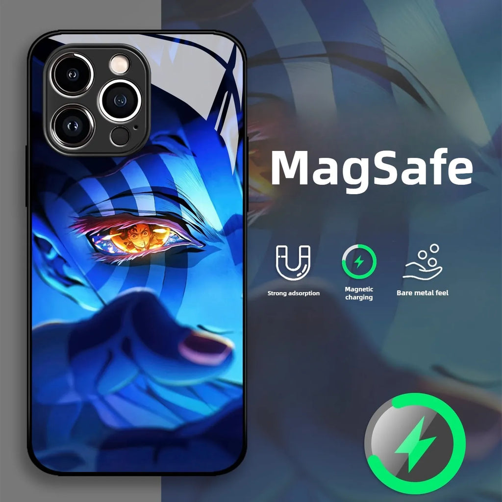 Demon Slayer Magsafe Magnetic Glass Phone Case