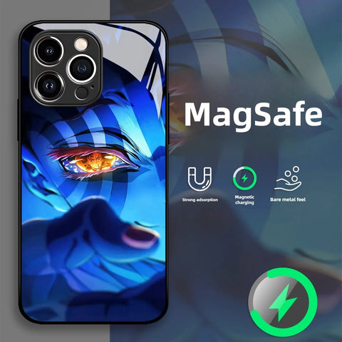 Demon Slayer Magsafe Magnetic Glass Phone Case