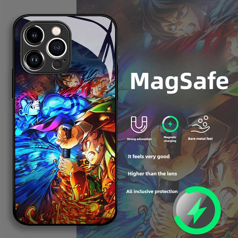 Demon Slayer Magsafe Magnetic Glass Phone Case