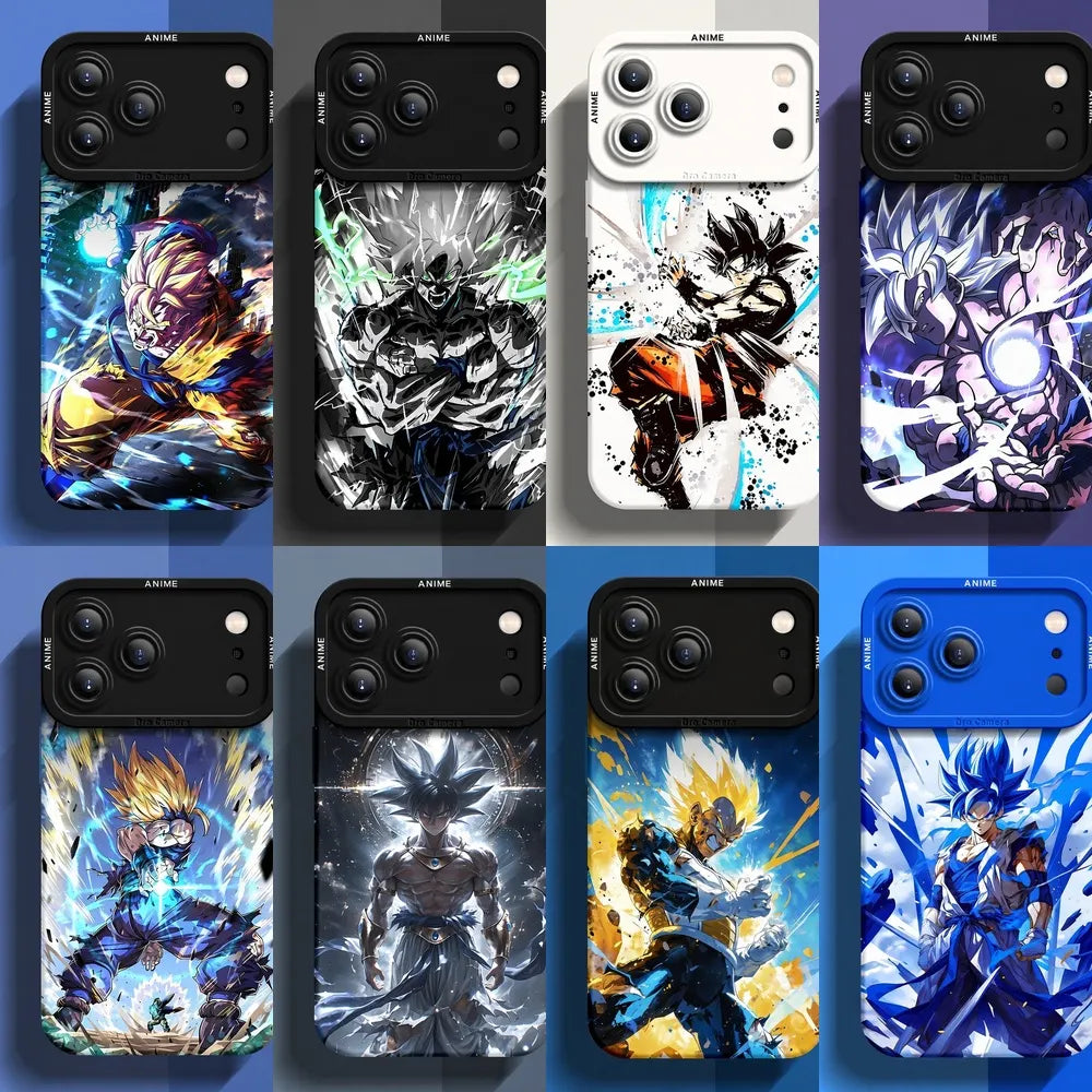 Dragon Ball Z Son Goku Anime iPhone 18 Sries Anime Phone Cases Silicone Soft Case
