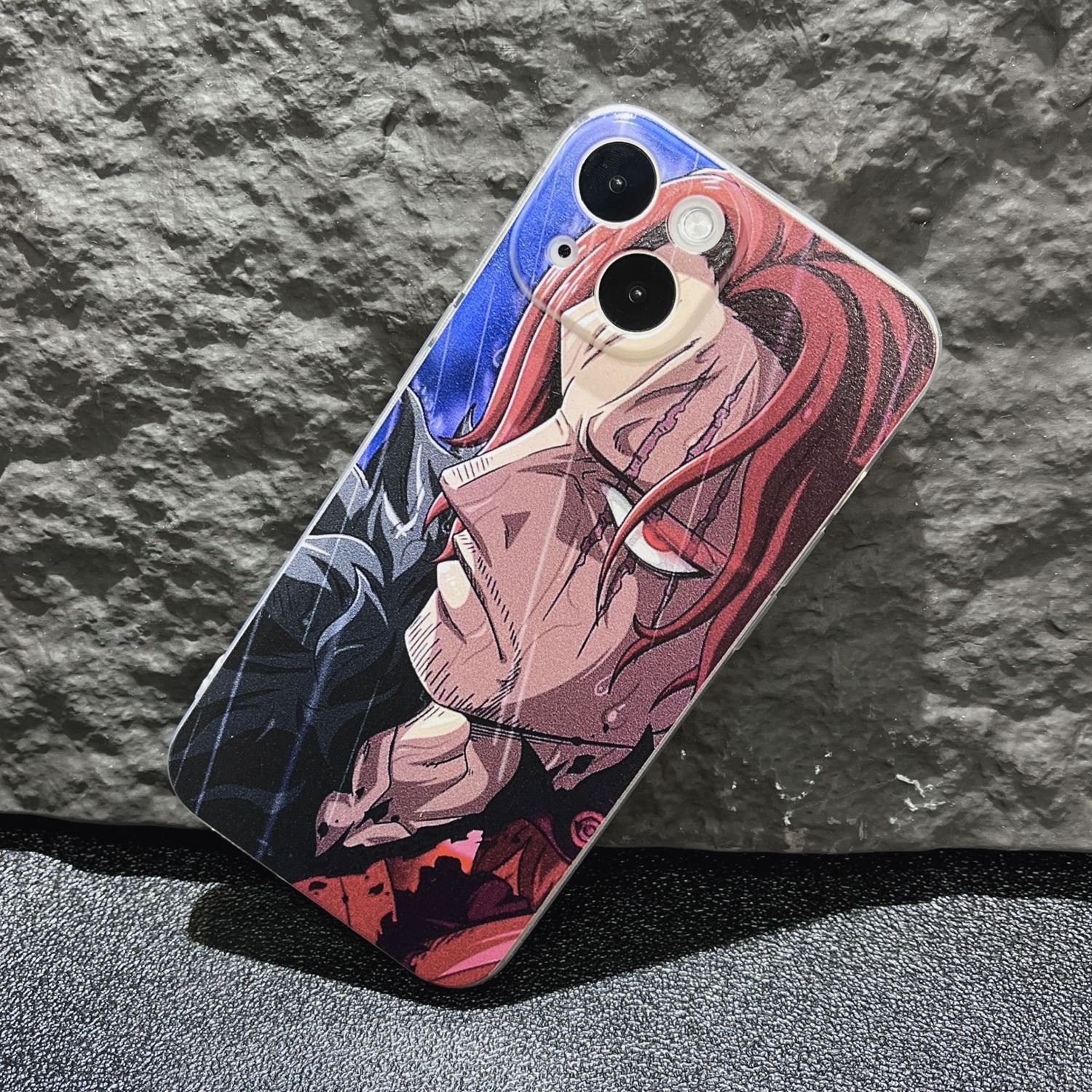 ONE PIECE Shanks Animation Transparent Phone Case for iPhone