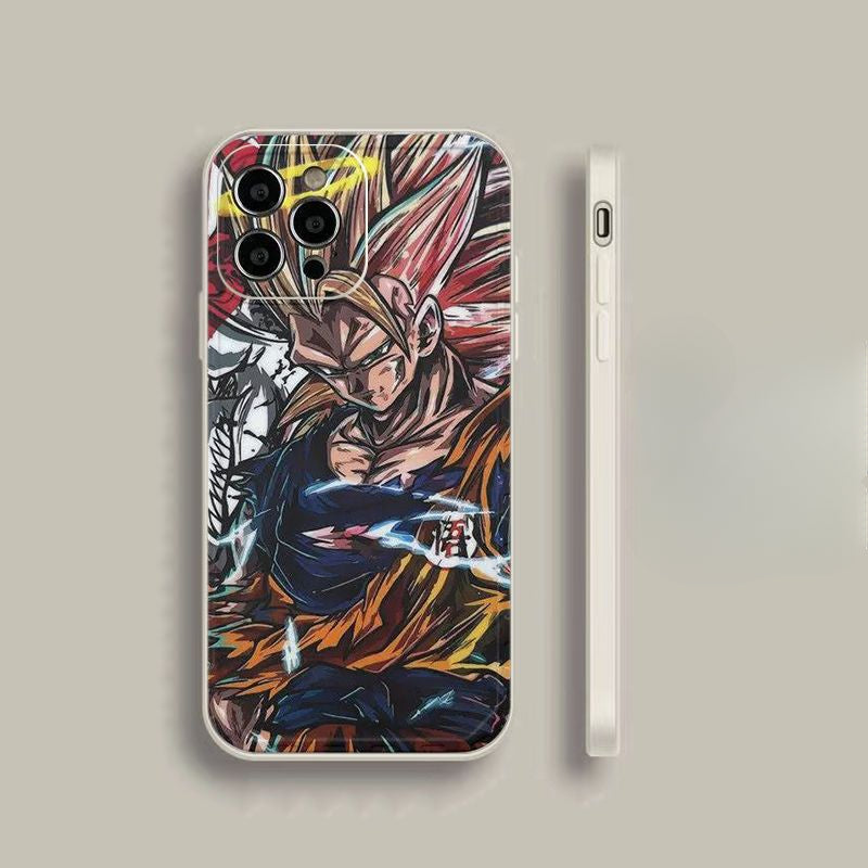 Dragon Ball Goku Saiyan Silicone Apple Anime Case for Iphone