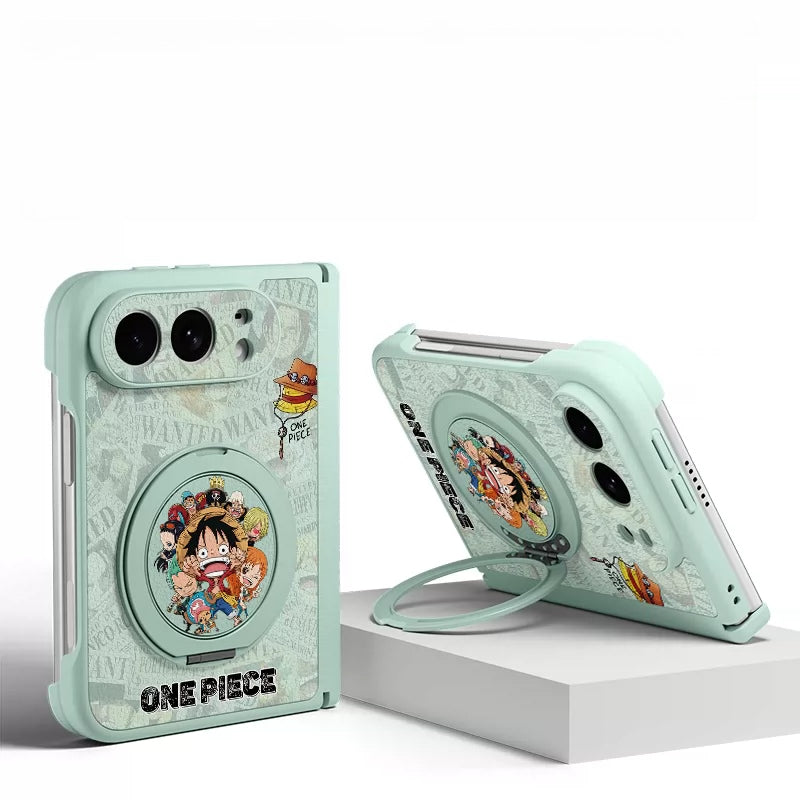 One Piece Straw Hat Luffy IPhone Duo Magsafe Phone Case with Kickstand