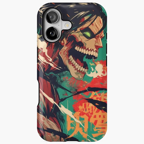 Attack on Titan Eren Magsafe Phone Case TPU Cover Case