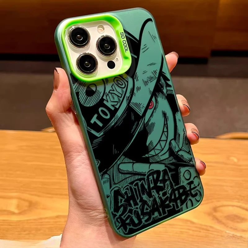 Funda de silicona para teléfono con el anime Death Note Nate River