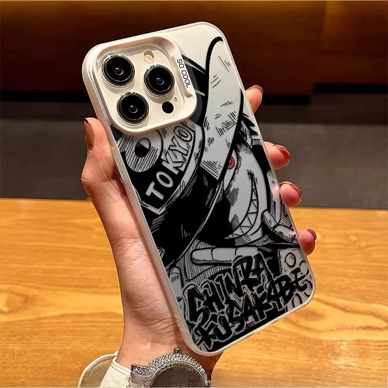 Funda de silicona para teléfono con el anime Death Note Nate River