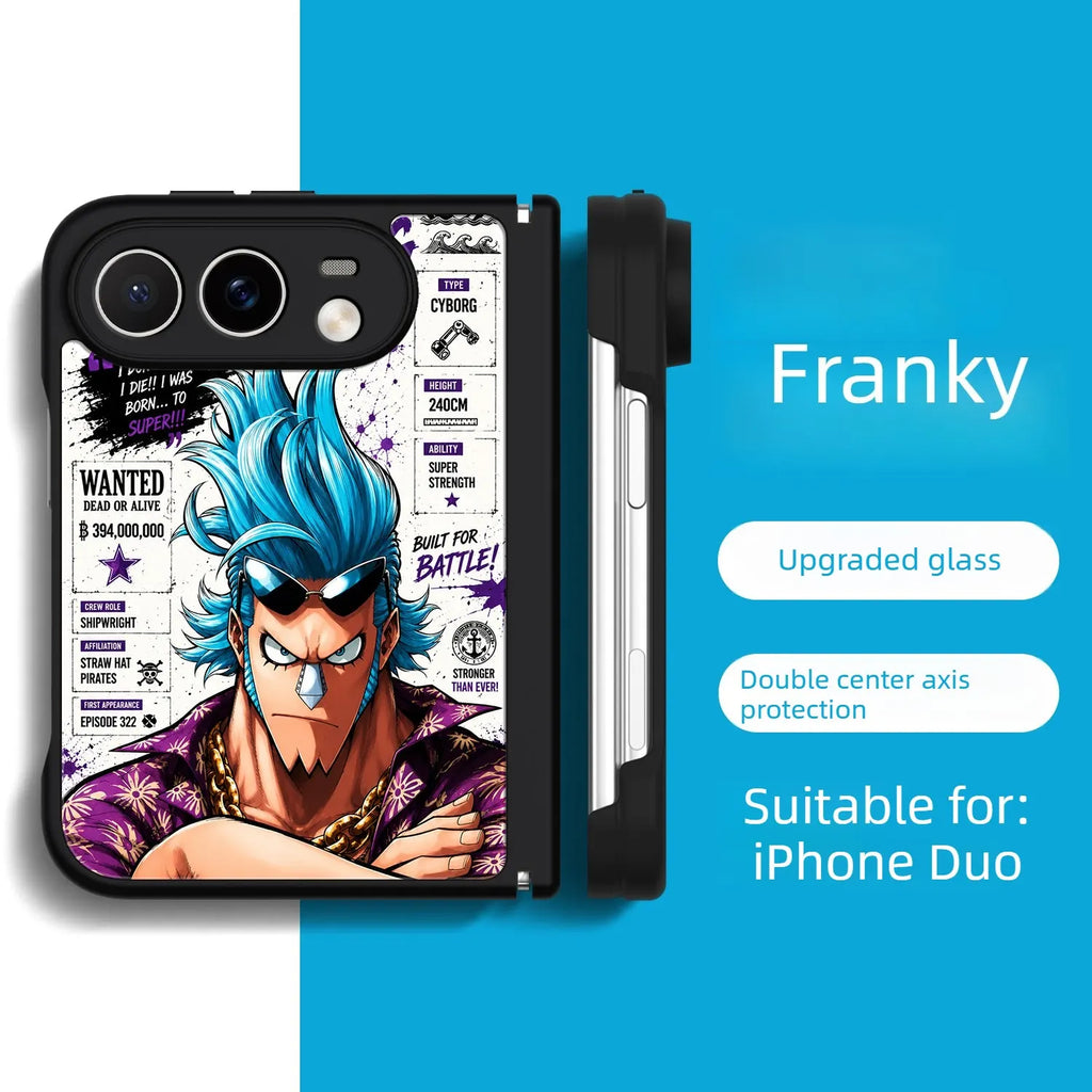ONE PIECE Anime iPhone Duo Case Glass Magsafe Phone Case Cover