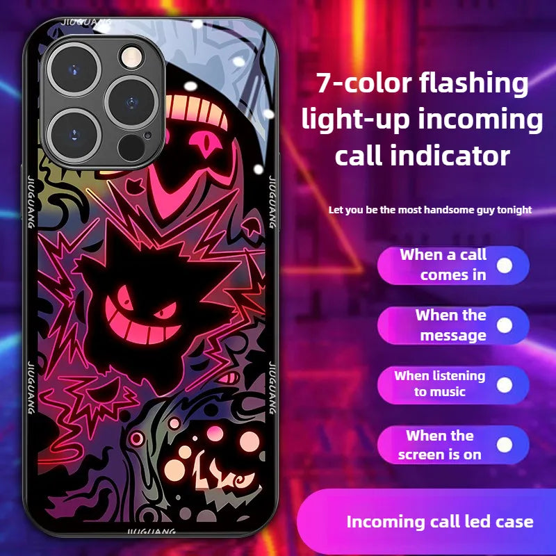 Pokemon Gengar LED Glowing Phone Case Cover