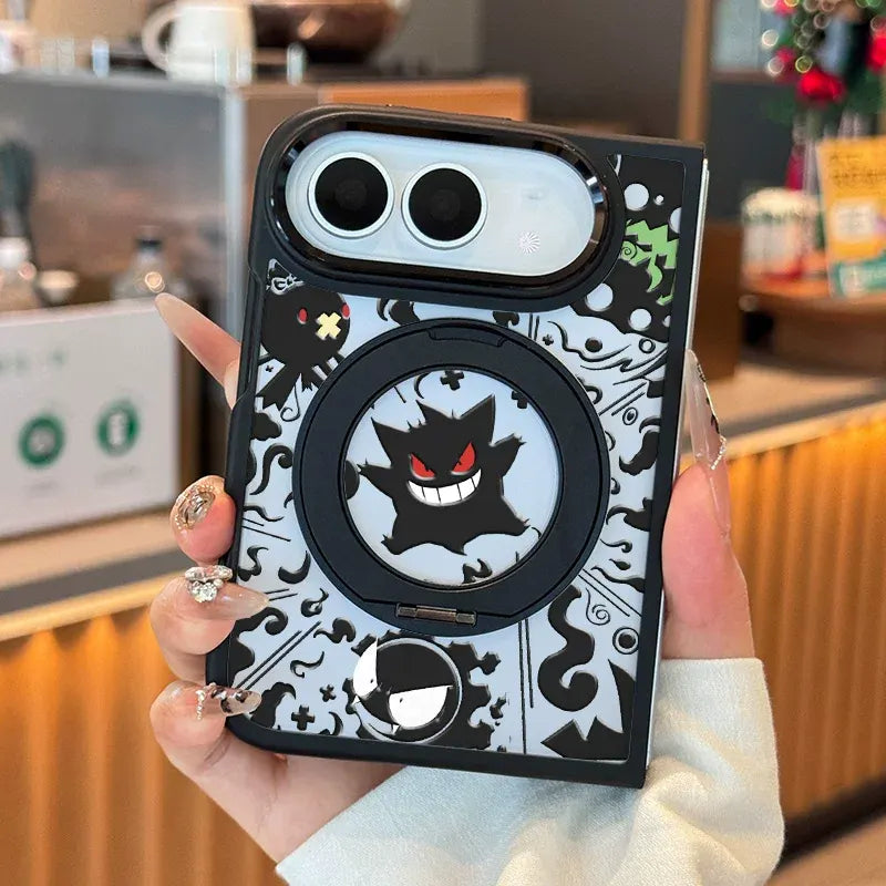 Pokemon Gengar Magsafe iPhone Duo Phone Case with 360-Degree Rotating Kickstand