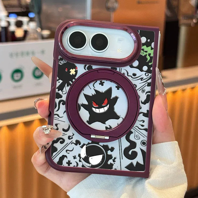 Pokemon Gengar Magsafe iPhone Duo Phone Case with 360-Degree Rotating Kickstand