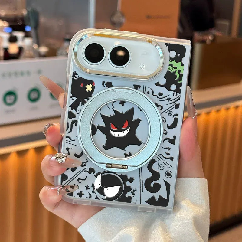 Pokemon Gengar Magsafe iPhone Duo Phone Case with 360-Degree Rotating Kickstand