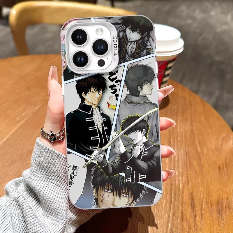 Funda de silicona para teléfono con el anime Death Note Nate River