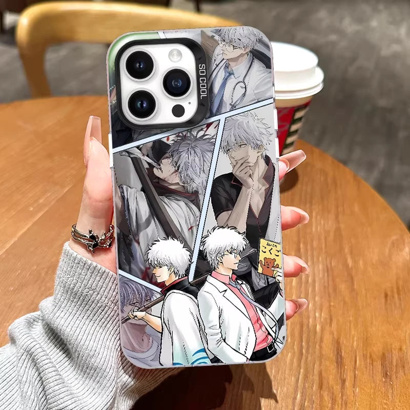 Funda de silicona para teléfono con el anime Death Note Nate River