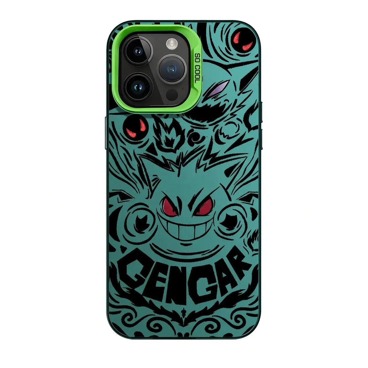 Anime Dickens Gengar Phone Case iPhone 18 Series Matte Phone Cover