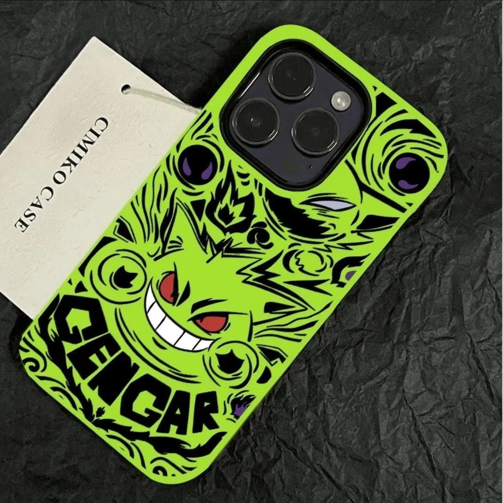 Funda para iPhone mate con el dibujo animado de Dickens Gengar