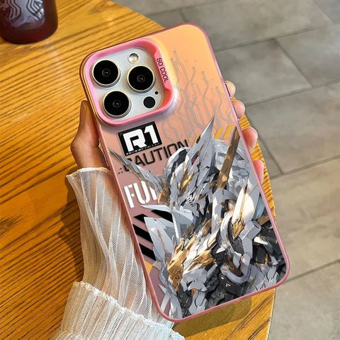 Mobile Suit Gundam Anime Phone Cases Hard TPU Phone Case | R1 Caution