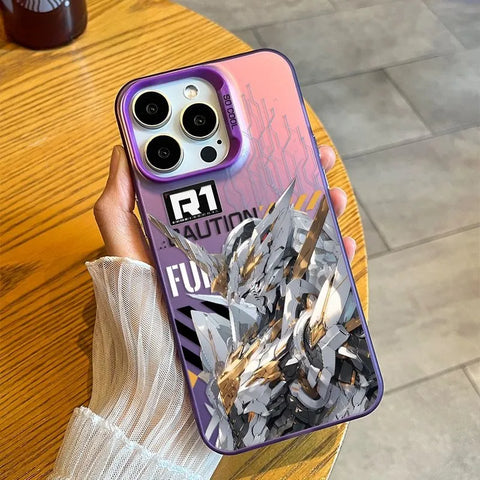 Mobile Suit Gundam Anime Phone Cases Hard TPU Phone Case | R1 Caution