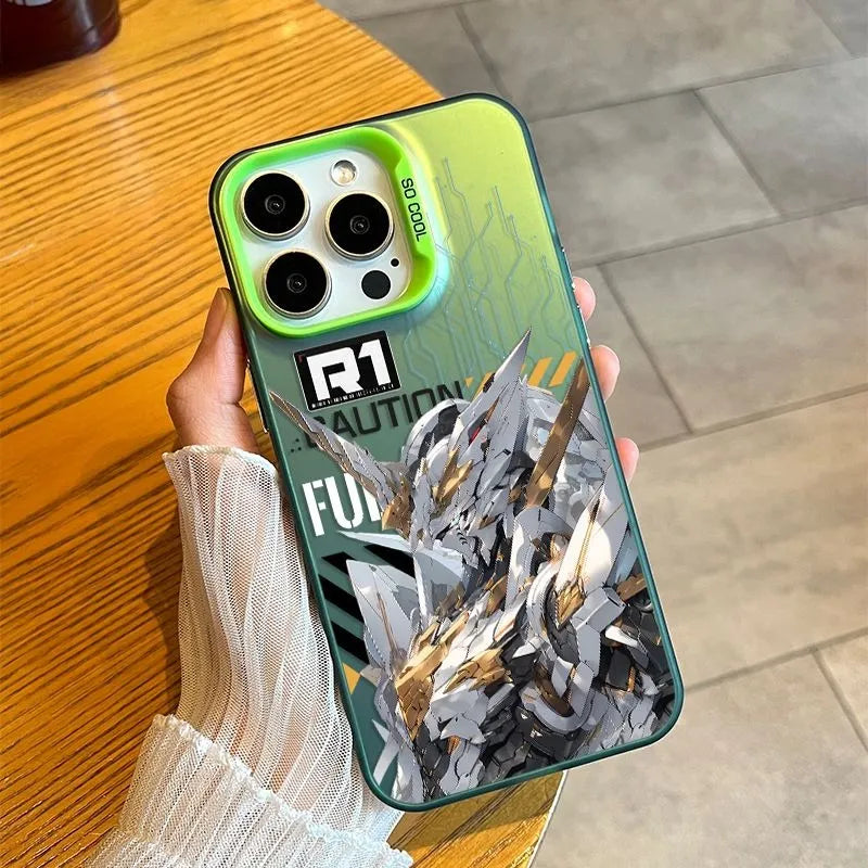 Mobile Suit Gundam Anime Phone Cases Hard TPU Phone Case | R1 Caution