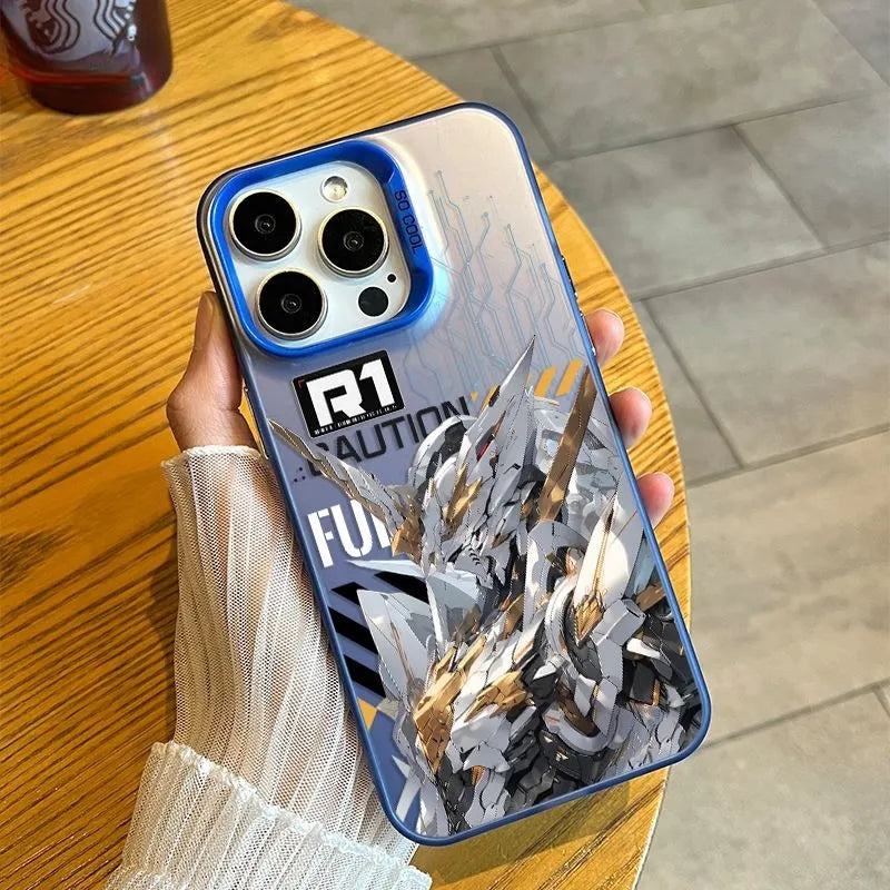 Mobile Suit Gundam Anime Phone Cases Hard TPU Phone Case | R1 Caution