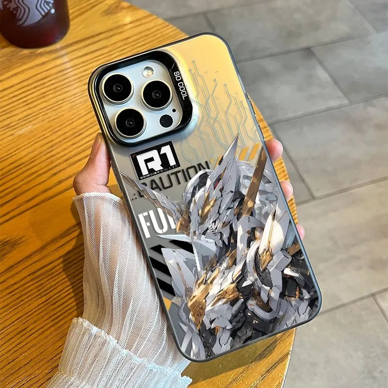 Mobile Suit Gundam Anime Phone Cases Hard TPU Phone Case | R1 Caution