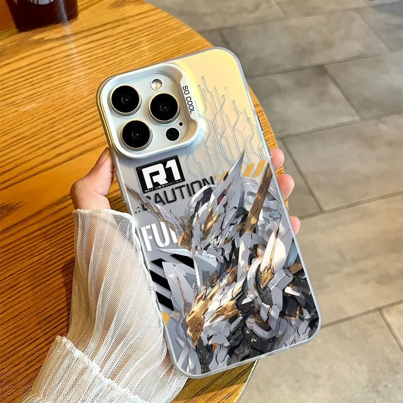 Mobile Suit Gundam Anime Phone Cases Hard TPU Phone Case | R1 Caution