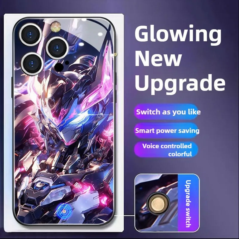 Funda de silicona para teléfono de la serie 17 de Gundam Anime