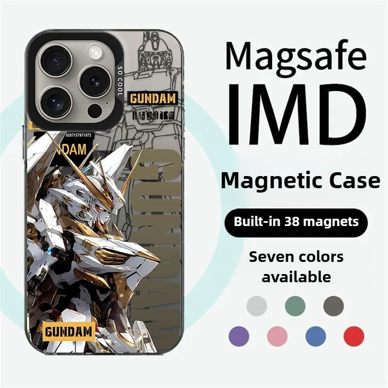 Funda de silicona para teléfono de la serie 17 de Gundam Anime