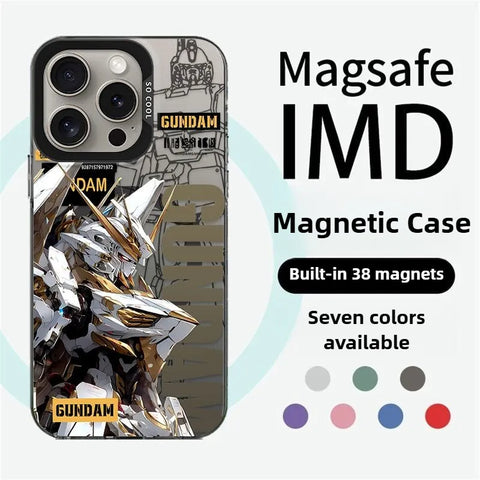 Funda de silicona para teléfono de la serie 17 de Gundam Anime