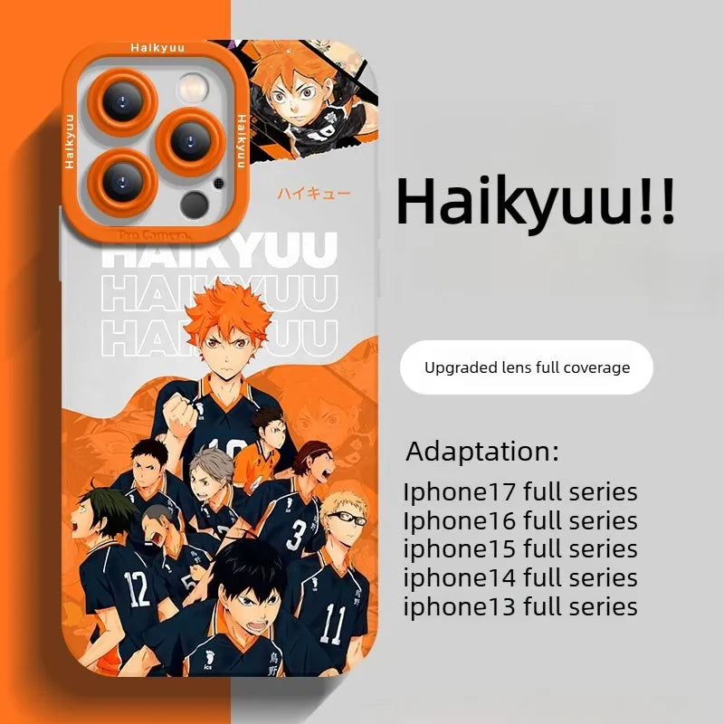 Haikyuu!! Silicone Phone Case for iPhone