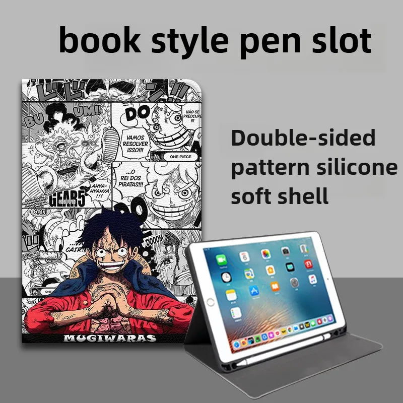 ONE PIECE Luffy iPad Protective Case All-inclusive Anime iPad Case